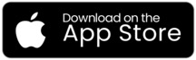 The app store logo with the words download on the app store.